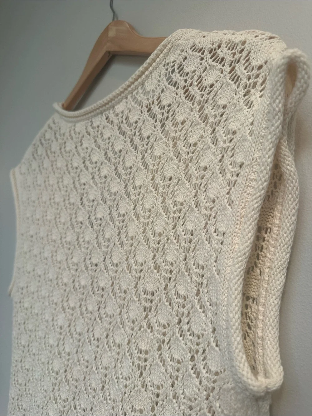 Baltic Born Calypso Crochet Cover Up NWT Medium Natural Beach Resort Boho